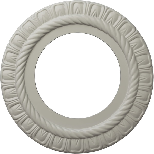 Ekena Millwork Claremont Ceiling Medallion (Fits Canopies up to 7"), 10 5/8"OD x 5 3/4"ID x 1/2"P, Pot of Cream CM10CLPCF - main